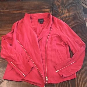 Red Trouve Moto Jacket